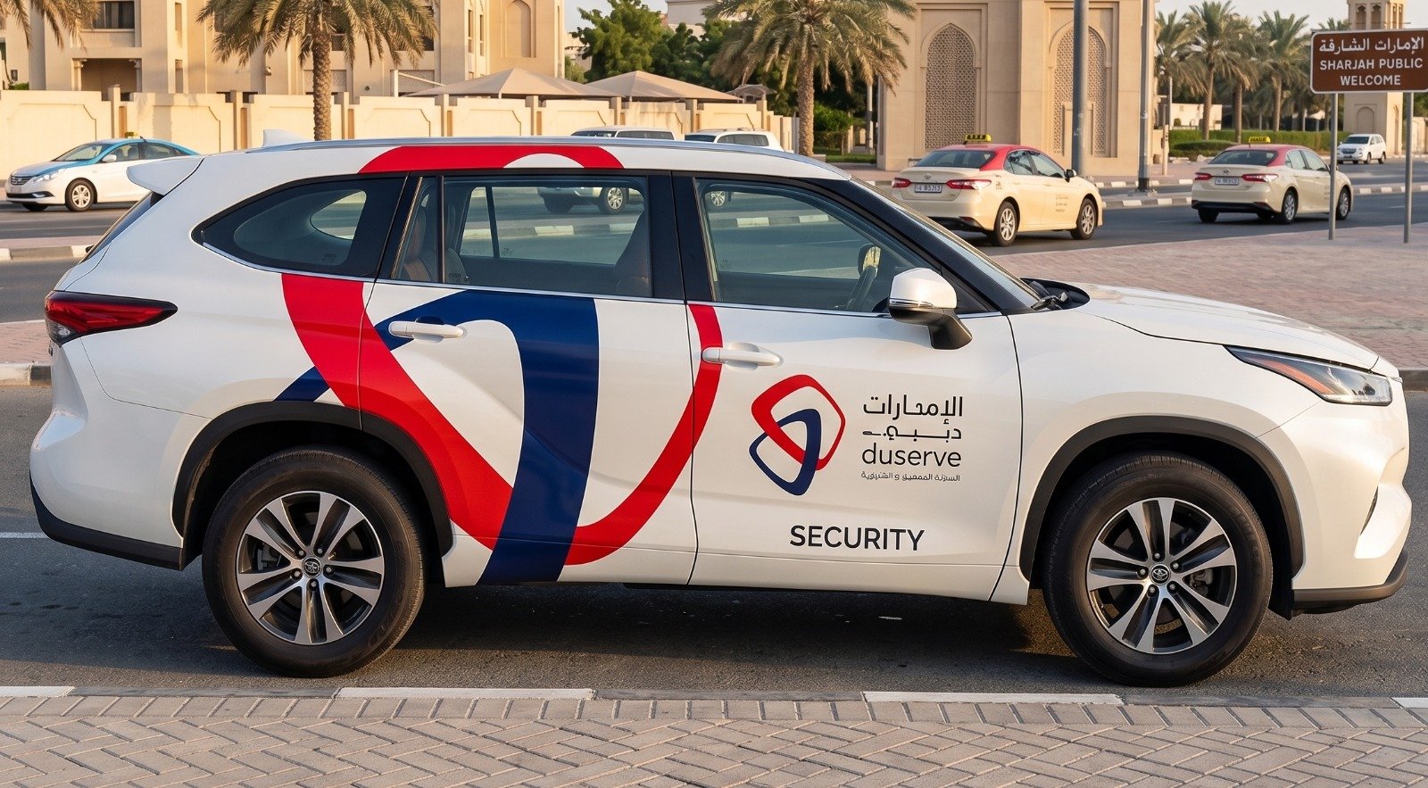 Duserve Security — Security SUV Livery by K.A.T SIGNS