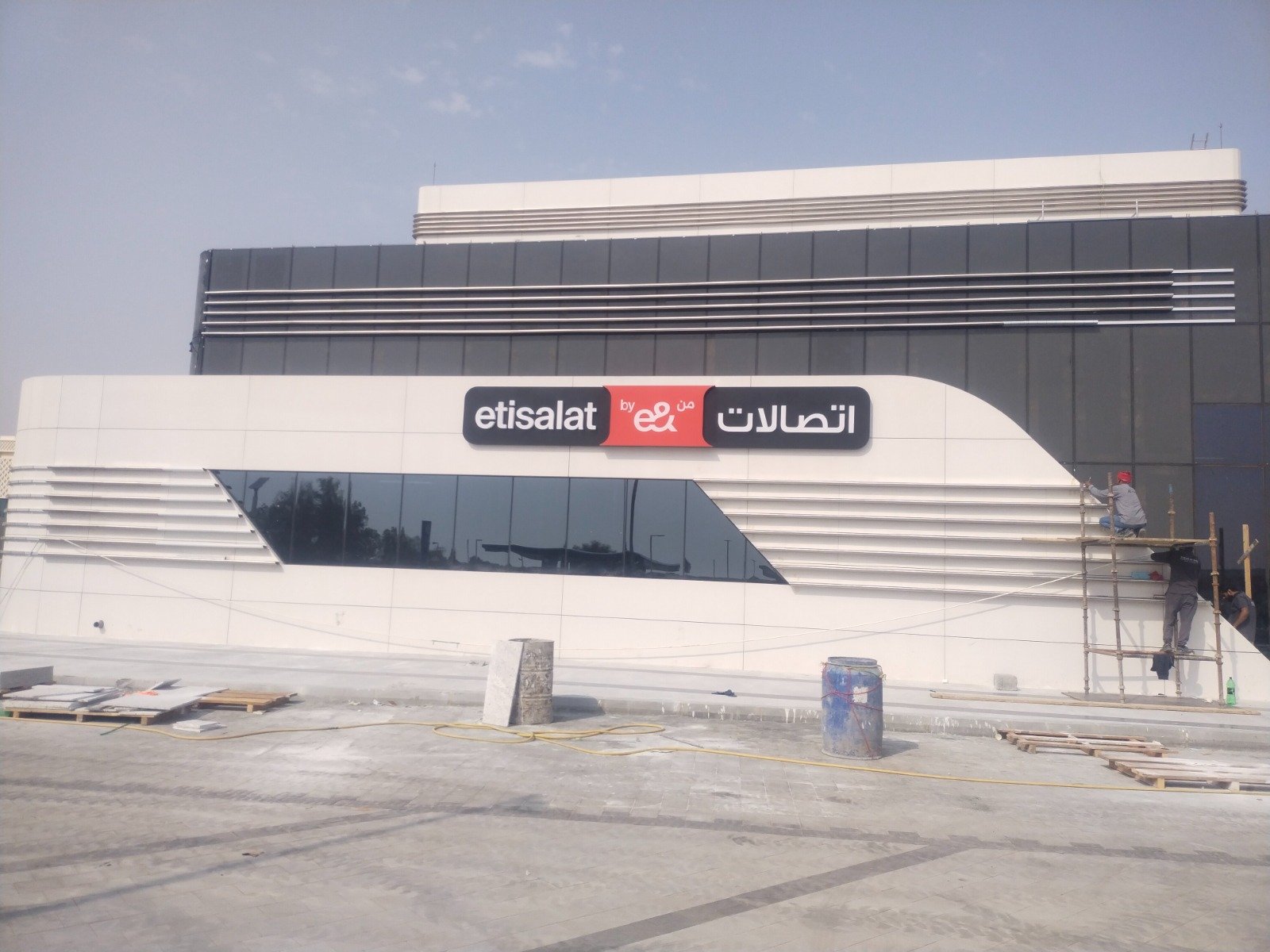 etisalat by e& — Branch Facade Branding by K.A.T SIGNS