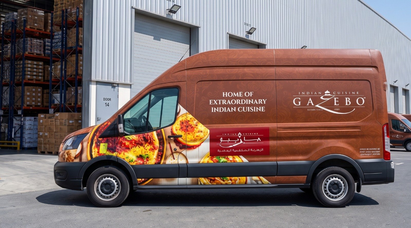 Gazebo Indian Cuisine — Premium Van Brand Wrap by K.A.T SIGNS