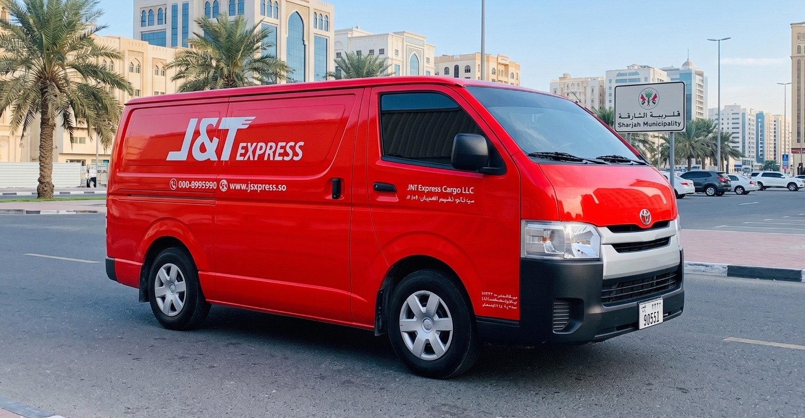 J&T Express — Courier Fleet Wrap by K.A.T SIGNS