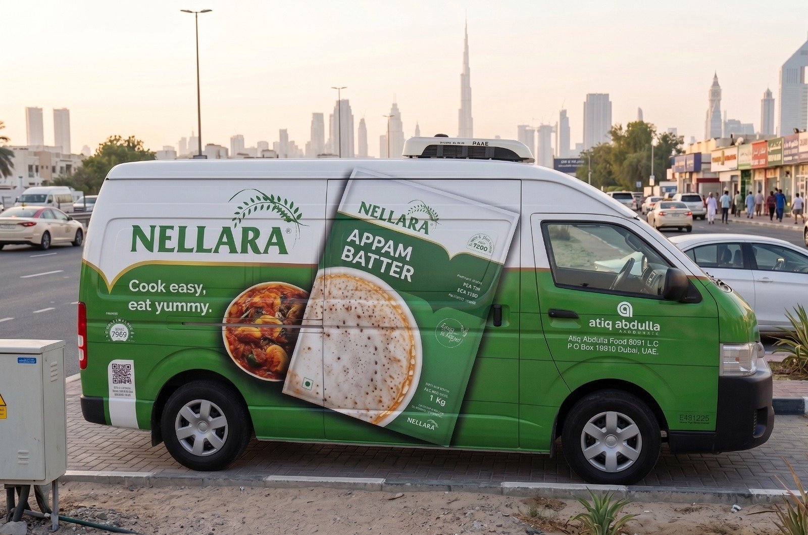 Nellara — Atiq Abdulla Foods — Product-Led Van Wrap by K.A.T SIGNS