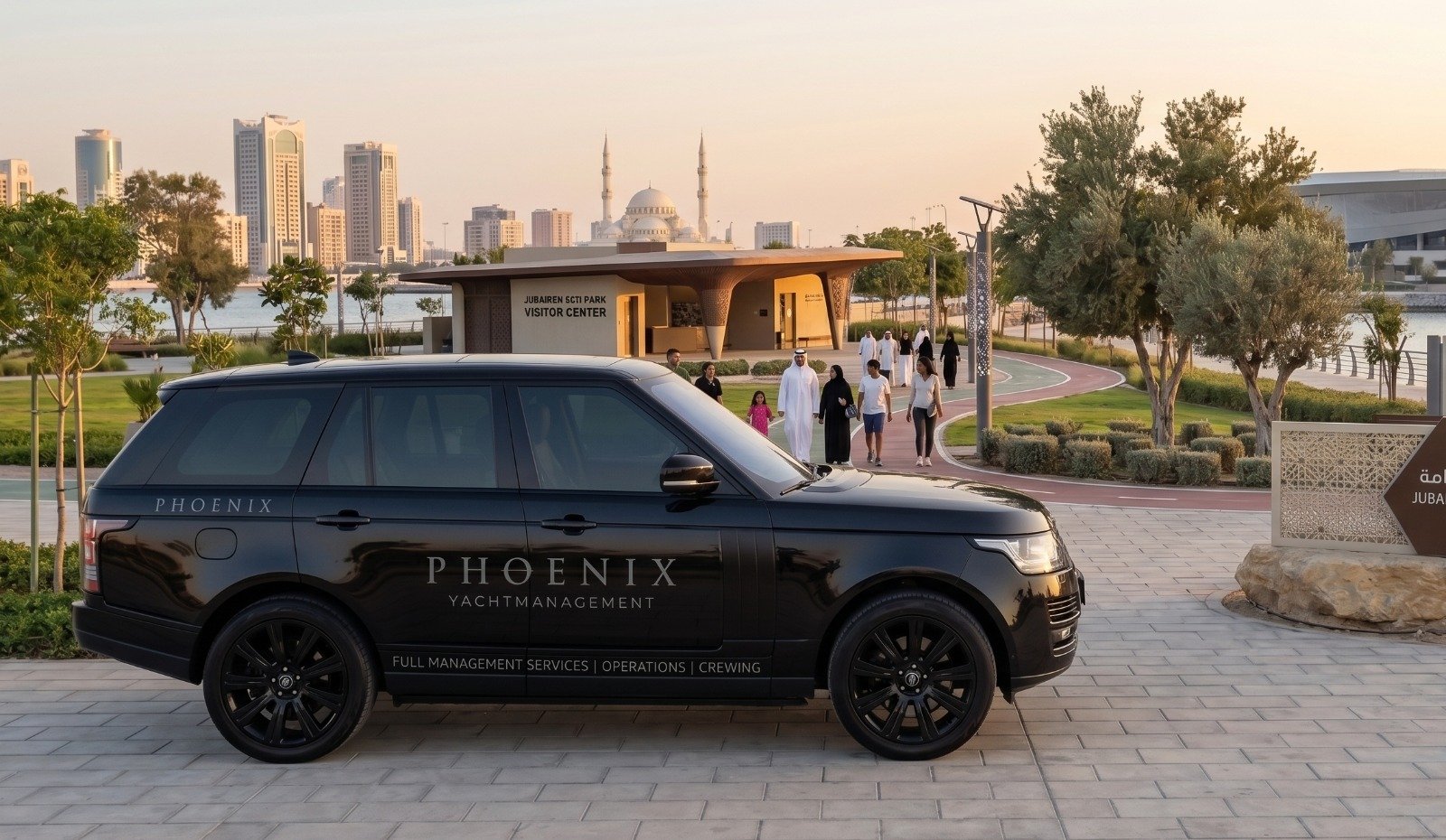 Phoenix Yacht Management — Executive SUV Branding by K.A.T SIGNS
