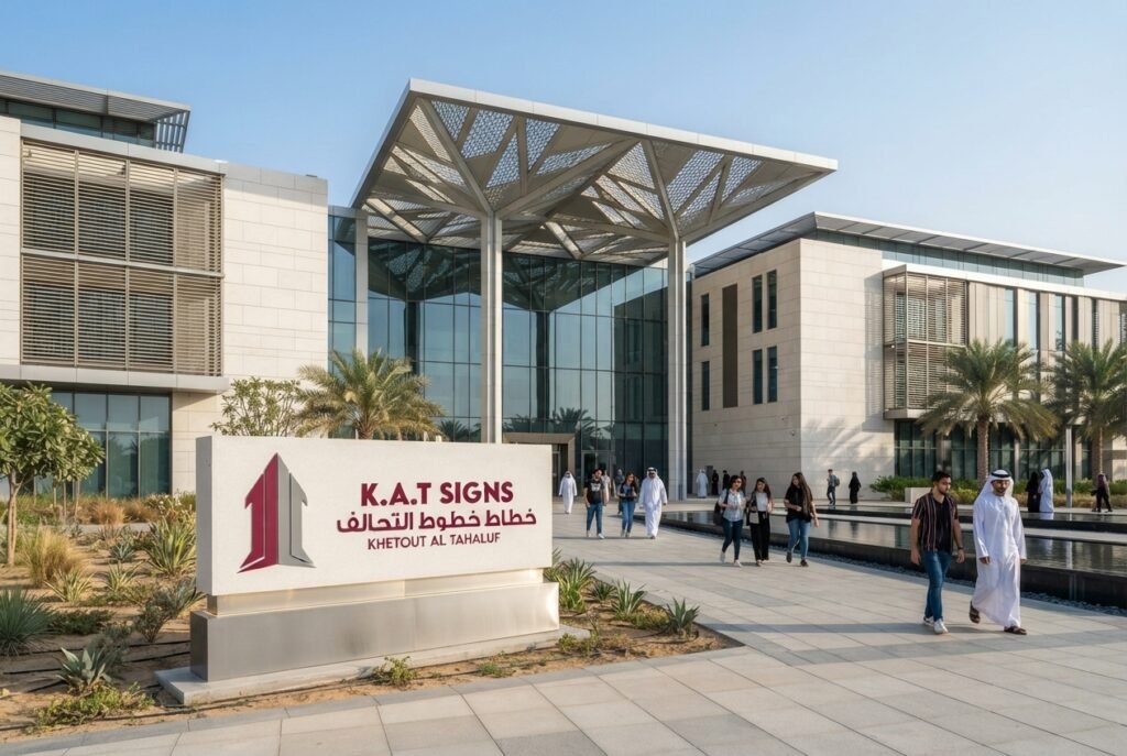 School and university campus signage by K.A.T SIGNS