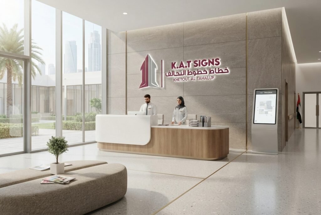 Hospital and clinic signage by K.A.T SIGNS in the UAE