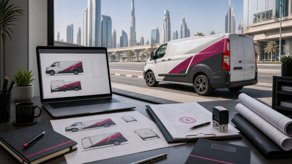 Dubai Vehicle Graphics Pre Approval
