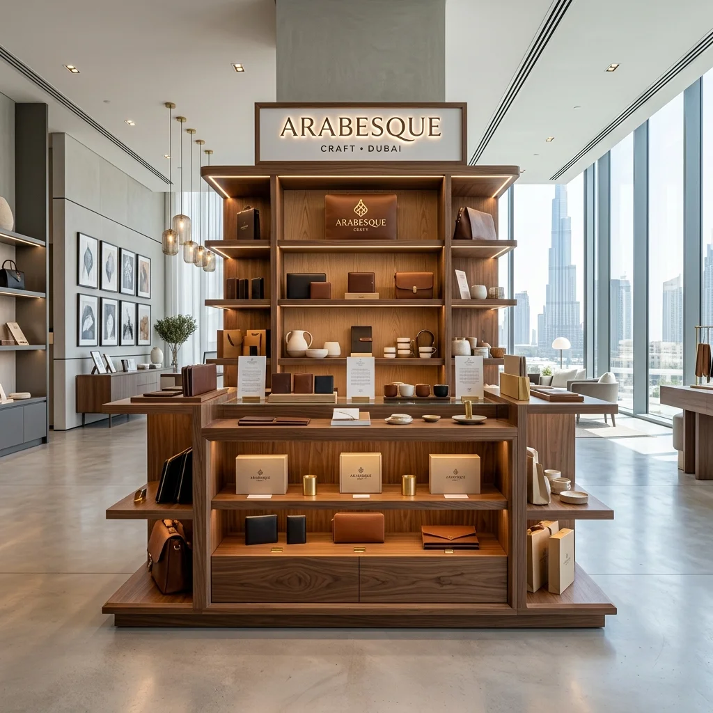 Wood Display Stand